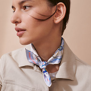 Voitures en Equilibre scarf 45 - Blue | Hermès Poland